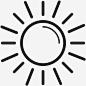 太阳自然矢量线图标 https://88ICON.com 太阳 自然矢量线图标