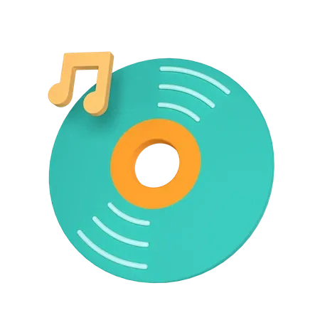 Music Cd 3D Icon