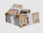 Premium PSD | Indian money - bundles of currency ( 200 rupee )
