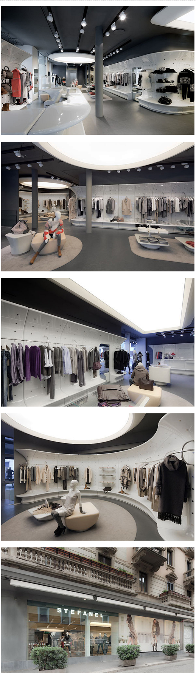 米兰Stefanel旗舰店设计_专卖店设...