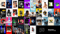 36 days of type & Poster everyday | Poster Collection : Here is my take on 36 days of type. This time I'm beating the challenge with posters. Yeah, it's 36 days of poster. The topics are very random like movies, actors, directors etc. It was such a gr