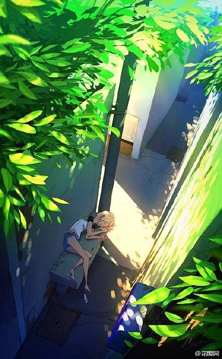 期待夏天#暖心插画#