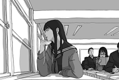 星野矢桃采集到JK制服插画