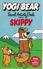 Yogi Bear Skippy Peanut Butter book, 1986 : Skippy had a mail away promotion for a free Yogi Bear activity book, which I of course sent away for.  I am a mail away freak!