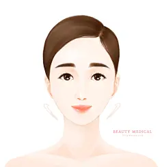 精致美女 脸部提拉 青春靓丽 人物插图插画设计AI tid273t000526