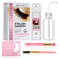 Eyelash-shampoo Pump Bottles Lash Extension Cleanser Foam Kit Deep Cleaning Pink Eyelashes Shampoo Set With Box And Brush - Buy Eyelash Extension Shampoo Bottles,Cleanser Foam Pump Eyelash Kit Shampoo Bottles,Eyelash-shampoo Pump Bottles Lash Extension Cl
