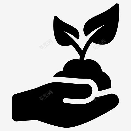 农业种植播种图标 平面电商 创意素材-花瓣网