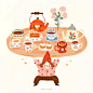 Monika Szczerbińska在 Instagram 上发布：“Come and join this little welcoming tea party! . There are lots of new faces here, so hi! ❤️ Welcome to my cosy corner, which is full of…”