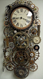 belaquadros:    Steampunk Pendulum Clock  pinterest.com #采集大赛#