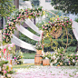 Iron-Circle-Wedding-Arch-Props-Background-Outdoor-Lawn-Single-Arch-Flower-Wedding-Flower-Door-Rack-Party