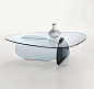 Karim Rashid Glass table: