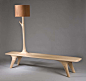 韩国设计师设计了一款名为《grow up the light》的灯桌。顾名思义，它不仅仅是一个着在，还和灯具有关系。这个创意的设计灵感来源于自然界中各元素的相辅相成、共融共生，让灯具和桌子成为了一体。这一系列的作品还包括了木制长椅，照明和衣架灯。