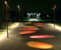圣昆丁恩伊夫林省，花园公园，玫瑰花丛，埃克莱尔·厄班-概念照明：马克·杜马斯（Marc Dumas）