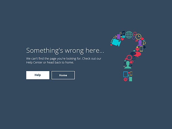 Error Page Design : ...