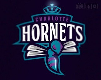 charlottehornets夏洛特黄蜂队logo设计