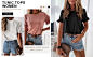 casual tops for women