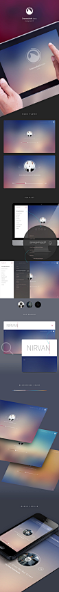 Concept: Grooveshark Basic Player by 崔莎莎2011