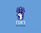 Toks Kitchen孔雀logo设计