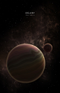 轨道运行 恒星运动 银河系 宇宙岛 星系主题海报PSD页面设计素材下载-优图-UPPSD