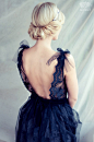 awesomeetsy:

(via Black lace evening dress open back dress by CarouselFashion)
