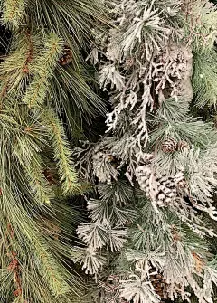 圣诞花环的背景