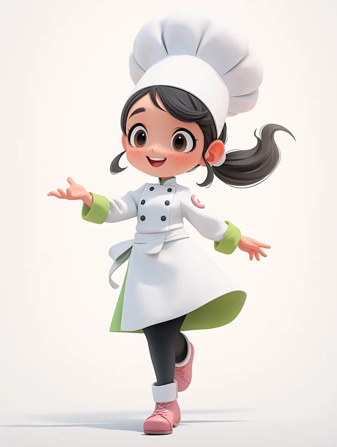 【人物IP】烘焙女孩IP，蛋糕甜品轻食都...