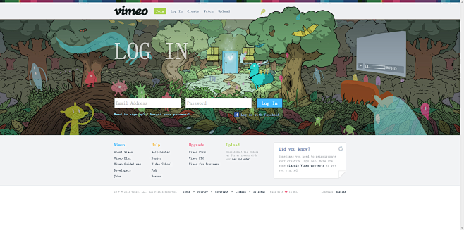 Log In to Vimeo
