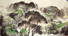 泡沬采集到清山绿水景色画集