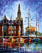 Leonid Afremov：炫丽浓烈的色彩_文化_腾讯网