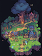 鹿神风格：RPG像素游戏地图设计第二弹 - 小红书