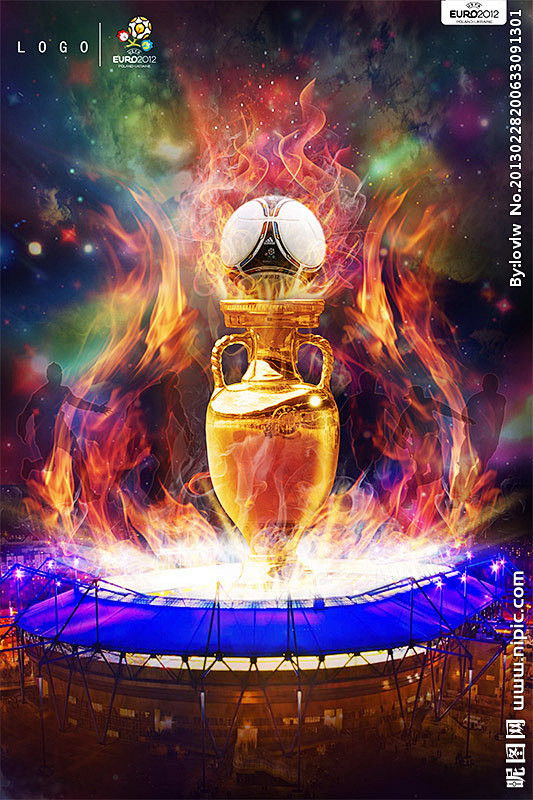 2012年欧洲杯主题海报大图 点击还原