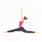 body, exercise, gym, pose, sport, woman, yoga icon