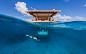 非洲浮在海上的水下酒店开张 the manta resort underwater hotel room | 灵感日报
