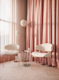 Ambience : A series of CG images exploring how different colour palettes change the ambience of a room.