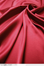 布纹蕾丝-红色绸缎