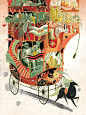 Business & Trade 2 (Collection) : A selection of  conceptual editorial illustrations for PLANSPONSOR magazine.
