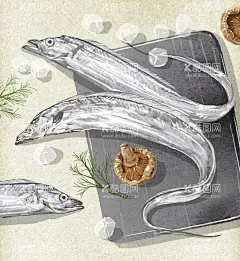 海鲜食材             - 源文件下载【酷图网】海鲜食材,手绘食物,美食PSD,海鲜螃蟹,蔬菜牛肉,日料甜品,蛋糕寿司