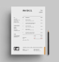 Invoice by Designs Bird on @creativemarket