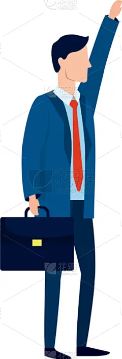 男商人,卡通,头像,商务,专业人员,经理,手提箱,现代