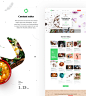 New Nourish : Creating a web design system for blog about food and healthy leaving.