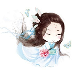 陆蓁采集到橙光素材Q版女版素材