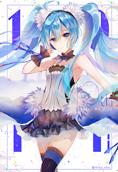 白羽雨采集到初音