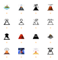 火山<br/>寻图标<br/>icon.52112.com