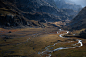 Before the white : Autumn at sunset in Belledonne moutains, french Alps