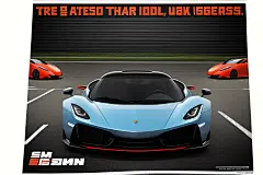 杂志海报里的正品超级汽车解析