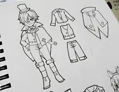 +BR+爱丽丝疯帽子双子套装ob11粘土人娃衣礼服裙（第三批预定）-淘宝网