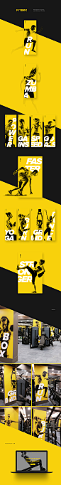 Fitness Visuals for Fitbox : A set of 25 fitness visuals created for an upcoming state of the art gym in Pune, India.