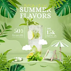 banner、海报、国外、饮品