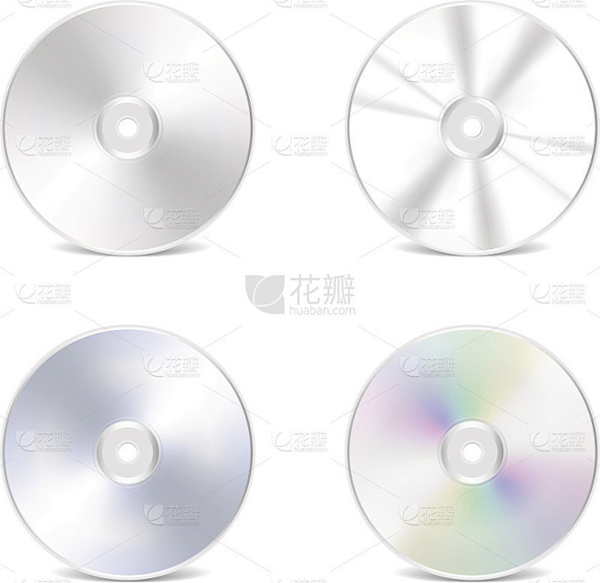 孤立的cd盘