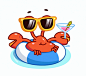 Snappy Crab - Telegram Animated Stickers : Sticker pack for Telegram Messenger